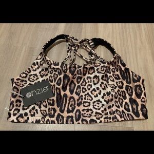 Onzie leopard print bra. Never worn